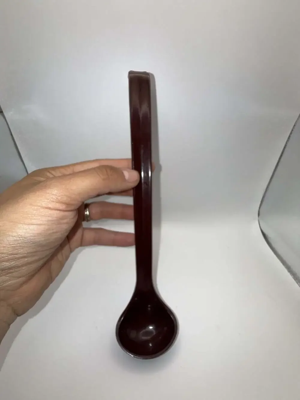 Rubbermaid 7896 Brown Long Handle Measuring Spoon Portion Control Utensil